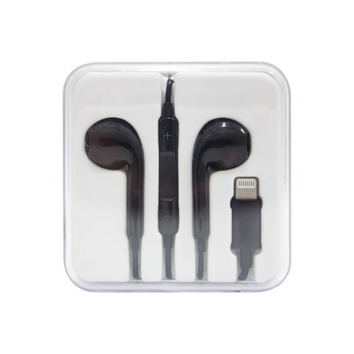 MUMUSO  Ecouteurs avec fil Lightning - Noir -