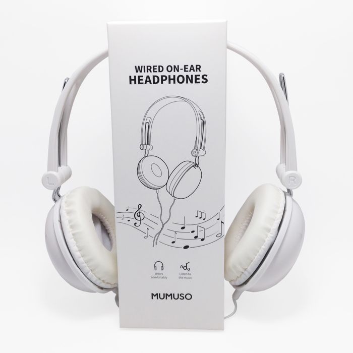 MUMUSO  Casque filaire-Blanc
