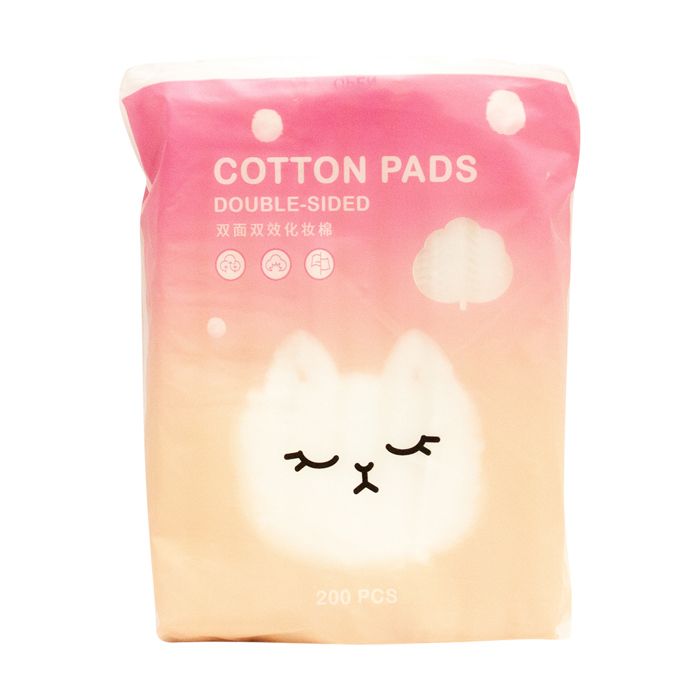 MUMUSO   200 Tampons en coton double face