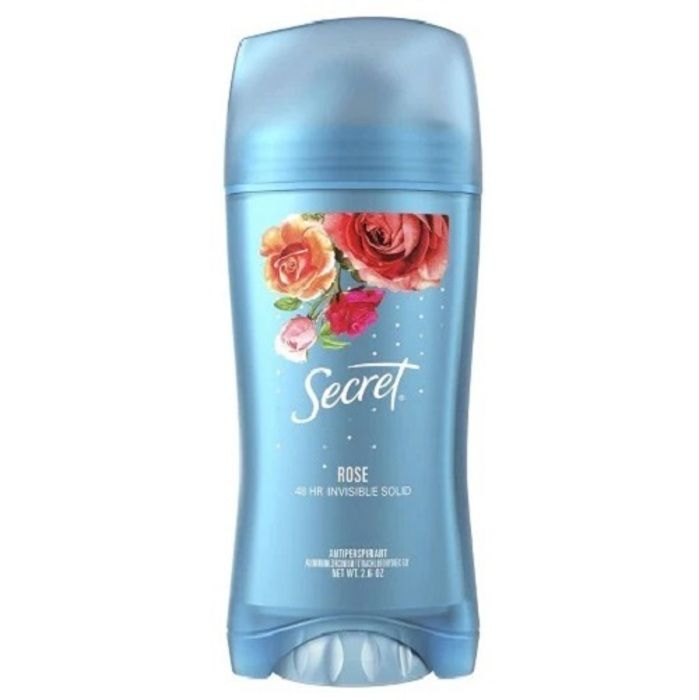 Secret Anti-transpirant, Déodorant, Solide et Invisible, Rose - Made in USA