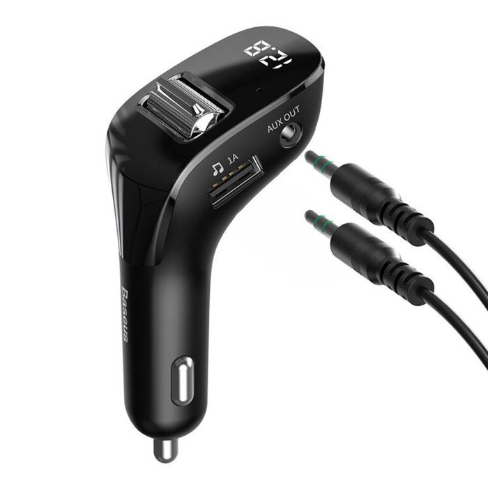 Transmetteur FM Bluetooth sans Fil pour Voiture avec Lecteur MP3 2 Ports USB