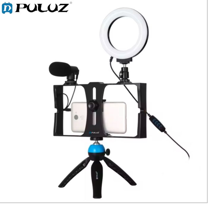 Stabilisateur Vlogging Rig Case Support de prise de vue pour Smartphone & caméra