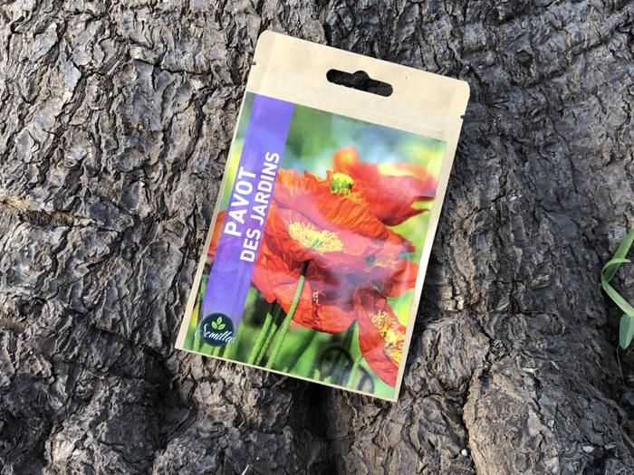 SACHET DE GRAINES PAVOT DES JARDINS
