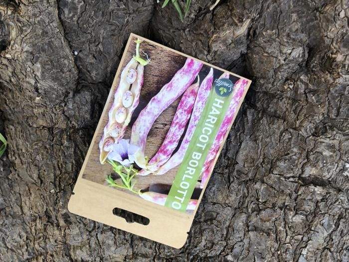 SACHET DE GRAINES HARICOT BORLOTTO