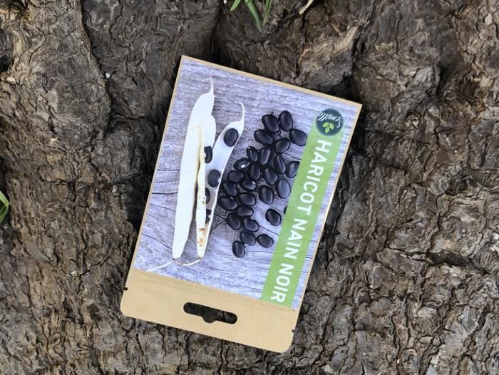 SACHET DE GRAINES HARICOT NAIN NOIR