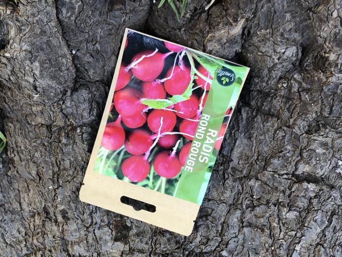 SACHET DE GRAINES RADIS ROND ROUGE