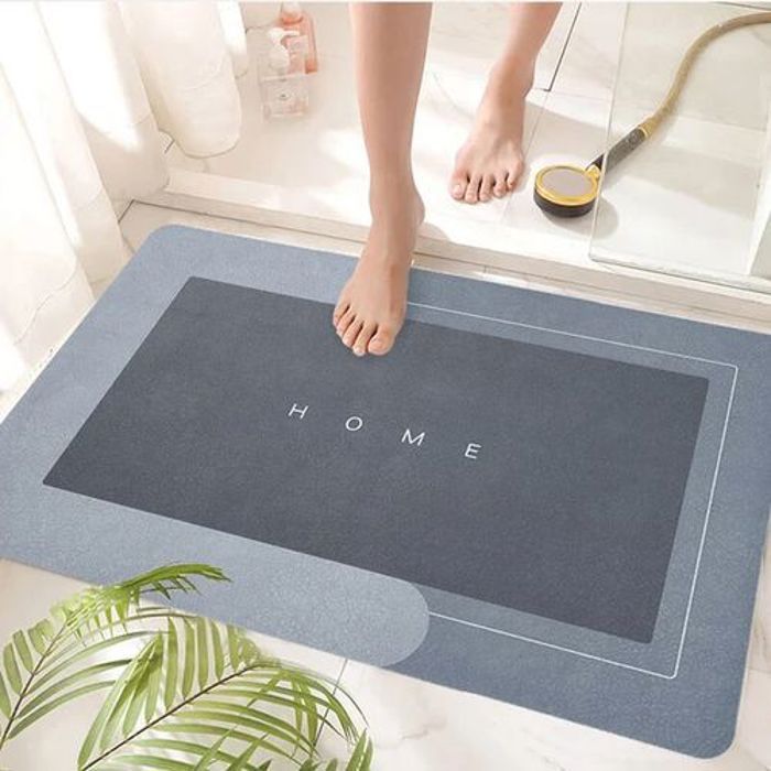 Tapis de bain antidérapant en diatomite absorbante 40x60 cm