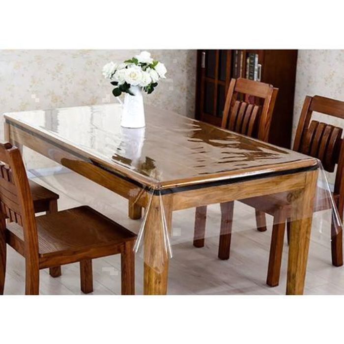 Nappe de table 0.12 mm transparent 150 x 150 cm