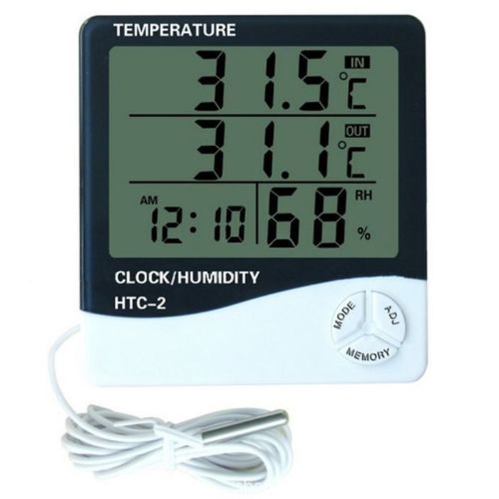 Thermometre hygrometre alarme avec sonde