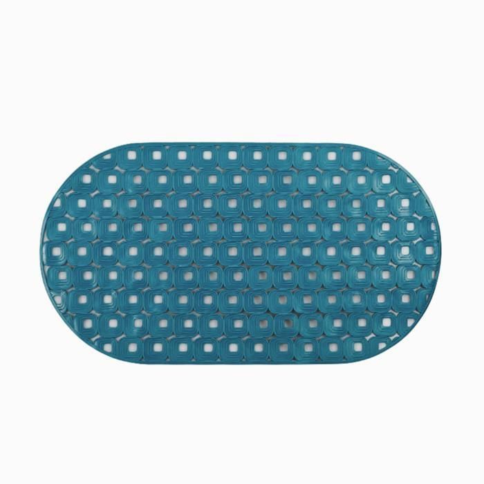 TAPIS DE BAIN ANTI-DERAPANT AQUA BLEU