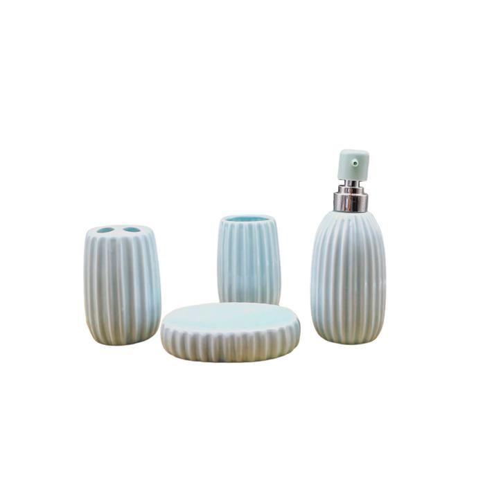 ACCESSOIRE SALLE DE BAIN 4 PCS