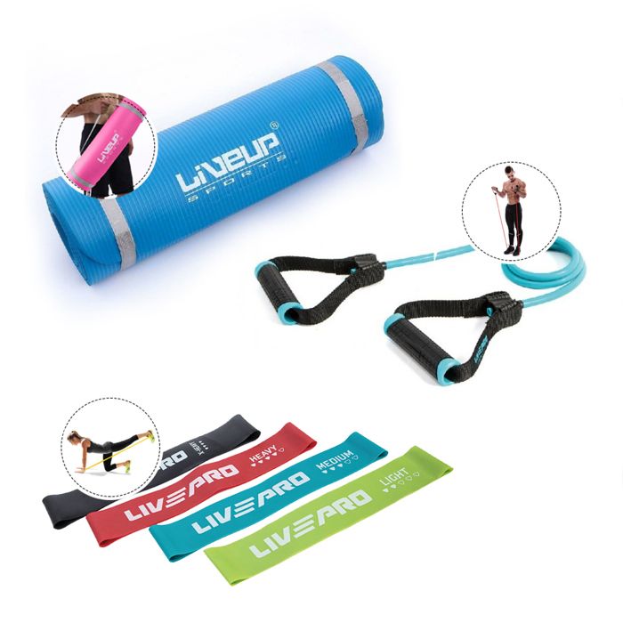 Pack Tapis + Tube de résistance pro (5*11*1200MM ) + Bandes de boucle de résistance