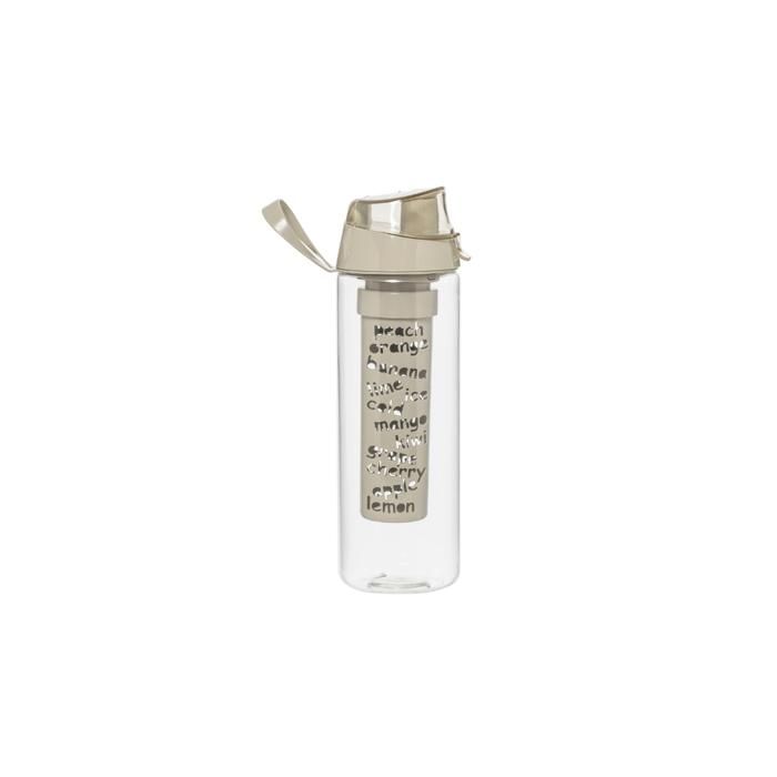 BOUTEILLE D' EAU  AVEC INFUSEUR  EN PLASTIQUE