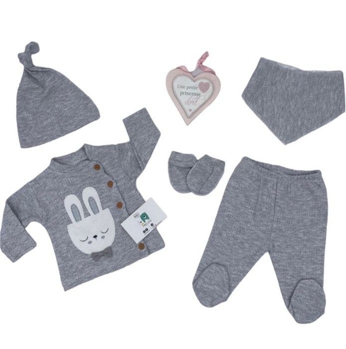 Pack naissance Lapinou sleep 5 pcs coton