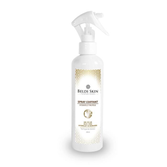 Spray coiffant hydratant protecteur