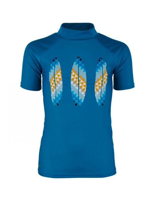 T-SHIRT LYCRA GARCON SUN PROTECT PRINT