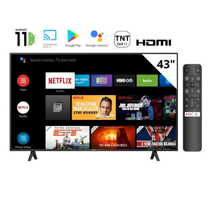 TV ROWA 43″ Smart TV Android 11 43S52
