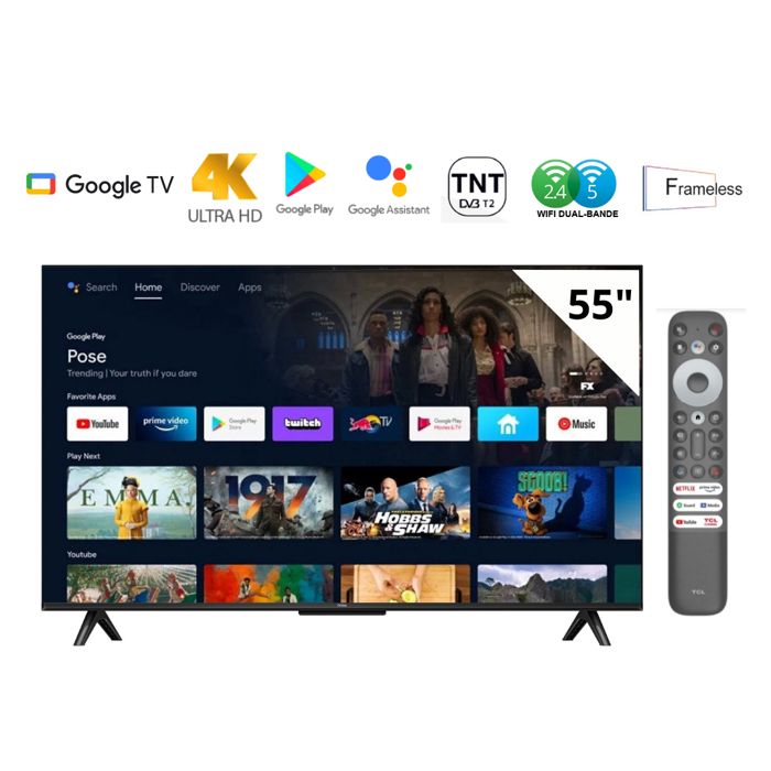 TV ROWA 55″ 4K GOOGLE TV 55U62