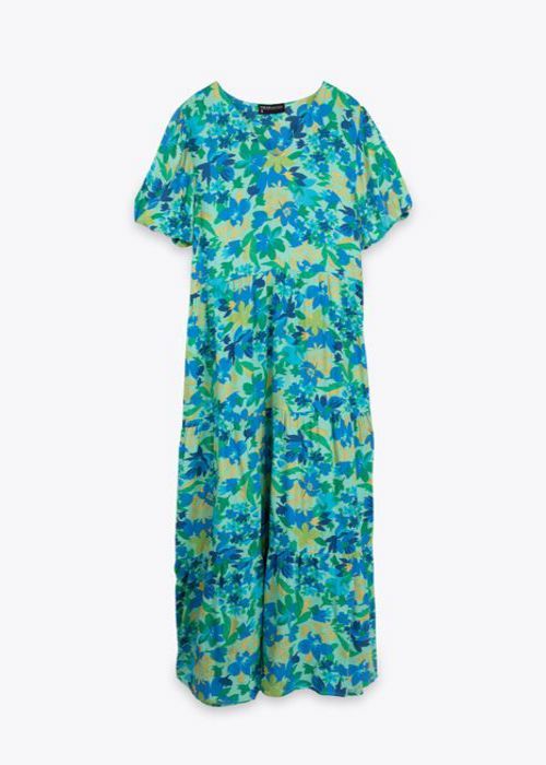 ROBE AVEC MANCHES BOUFFANTES