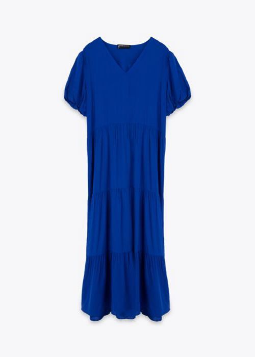 ROBE AVEC MANCHES BOUFFANTES