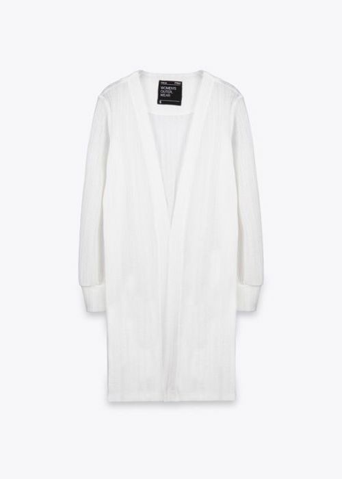 Gilet - MARWA - Rib Ivory - Col classique - Femme - Adulte