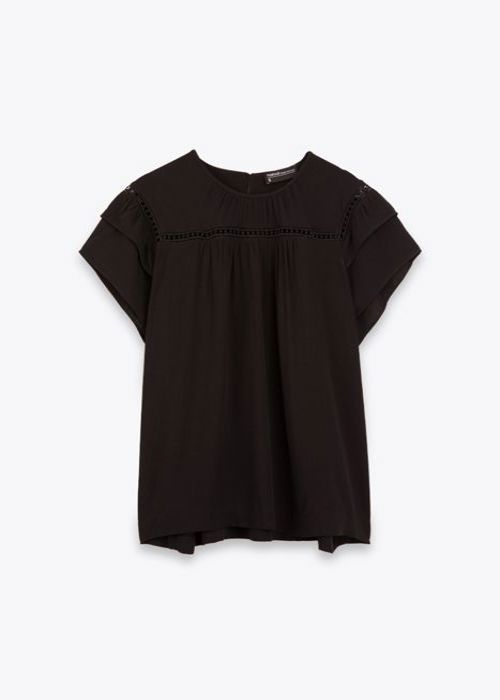 BLOUSE AVEC MANCHES COURTES