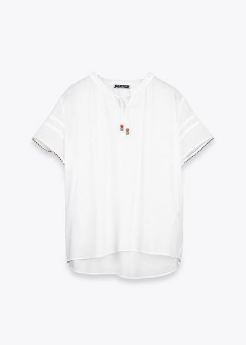 BLOUSE A SERIGRAPHIE