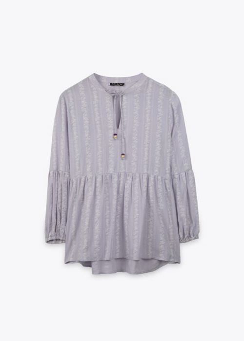BLOUSE PUFF PRINT