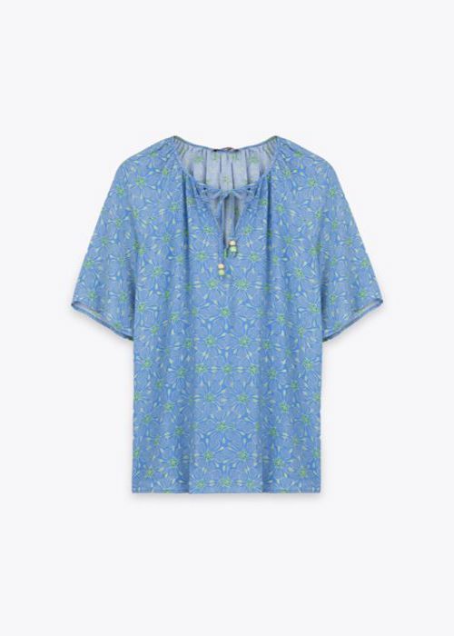 BLOUSE AVEC MANCHES COURTES