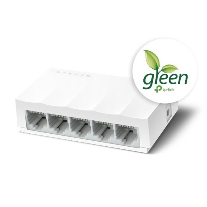 TP-Link LS1005 Switch Ethernet 5 Ports 10/100Mbps Hub Ethernet Plug and Play