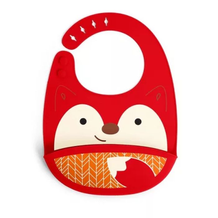SKIP HOP ZOO BAVOIR EN SILICONE RENARD