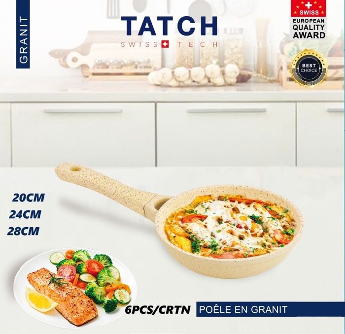 Poele A Paella En Granit 28Cm
