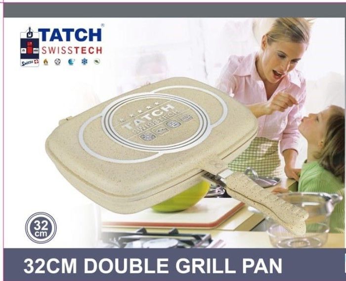 Poêle Double Face Antiadhésif   32Cm