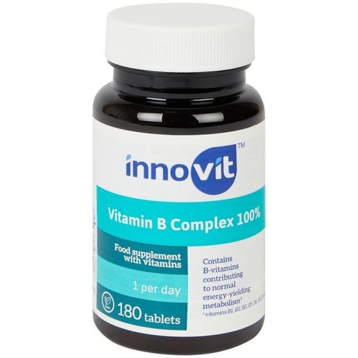 Innovit Vitamine B Complexe 100% - 180 Comprimes