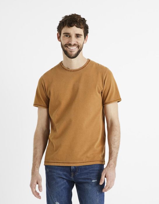 T-shirt col rond 100% coton