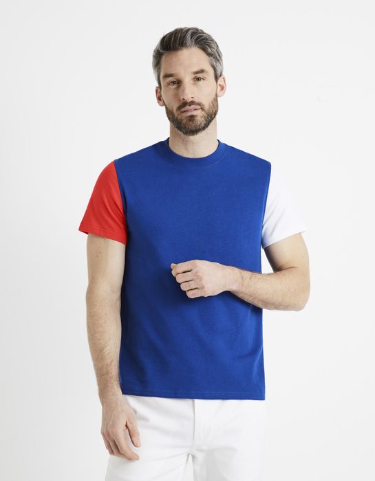 T-shirt col rond 100% coton