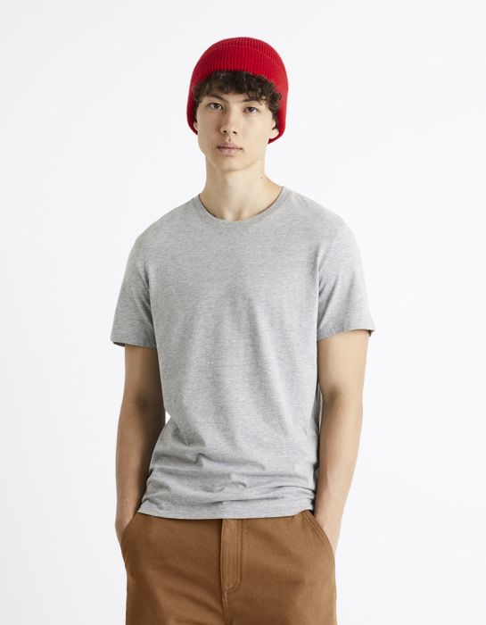 T-shirt - CELIO - Essentiel - 100% coton - Manches courtes - Regular