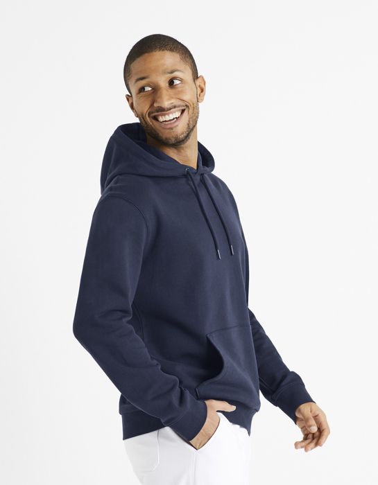Sweat à capuche 100% coton