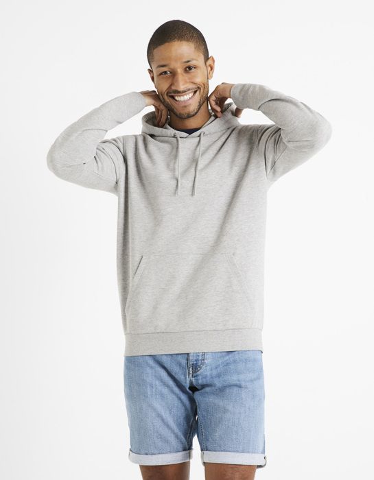 Sweat à capuche 100% coton