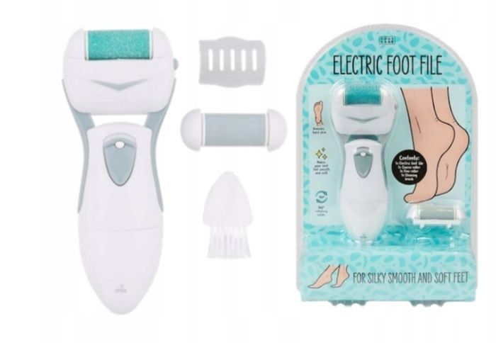 Footcare Râpe électrique pour les pieds, Soin des pieds- 4 Pièces