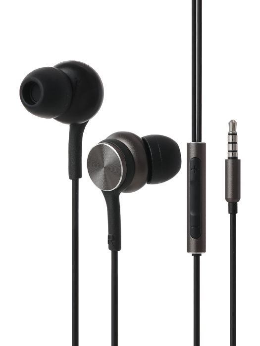 Écouteurs intra-auriculaires en métal HIFI modèle: 8474 (noir)