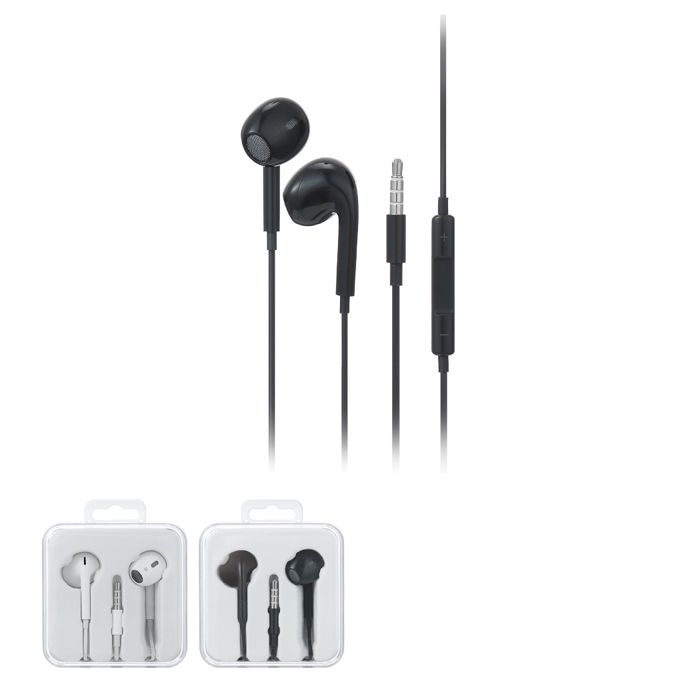 Écouteurs intra-auriculaires avec port de charge de 3,5 mm (blanc)