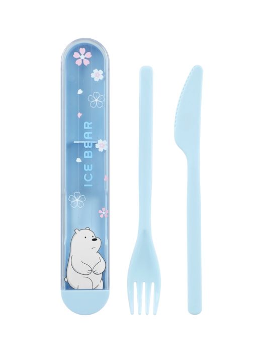 Ensemble de couverts We Bare Bears  Couteau et fourchette (Ice Bear)