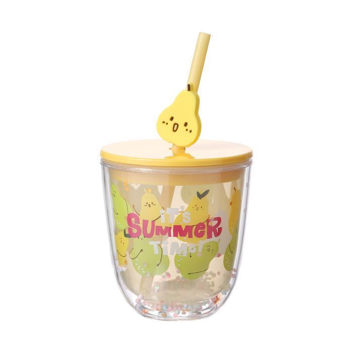 Bouteille d'eau en paille double couche Fruit Series (435 ml)