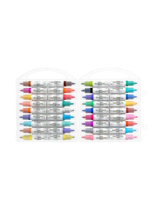 Ensemble de marqueurs aquarelle lavables (24 couleurs)