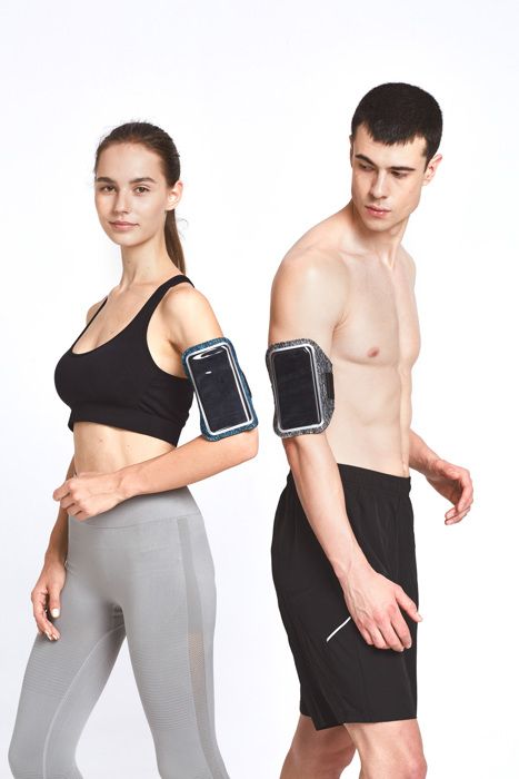 MINISO Sport-Bande de bras de sport (gris)