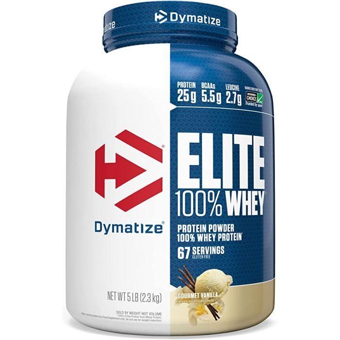 ELITE WHEY 100% PROTIEN 2.3KG DYMATIZE-Gourmet Vanilla