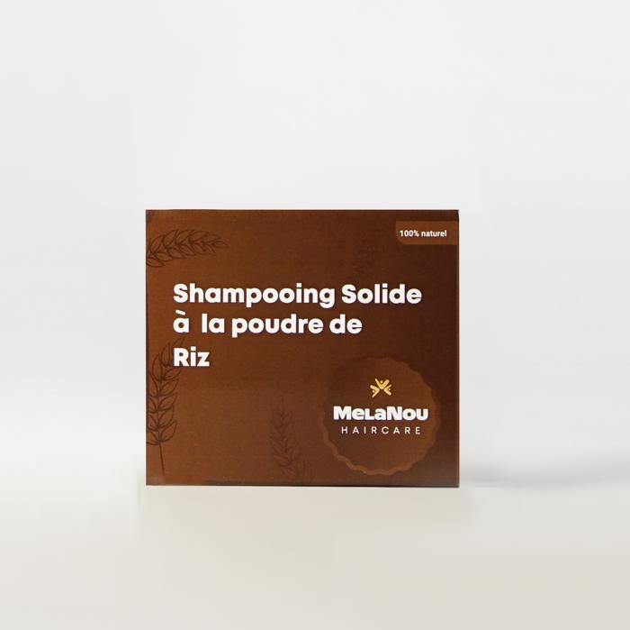 Shampooing solide à la poudre de riz