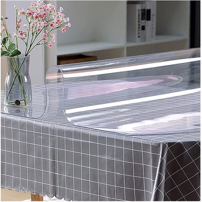 Nappe Transparente Ecologique 1.5 mm en PVC - 140 x 300 cm