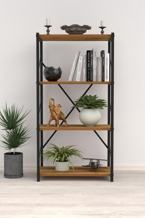 ETAGERE 4 NIVEAUX AVEC METAL